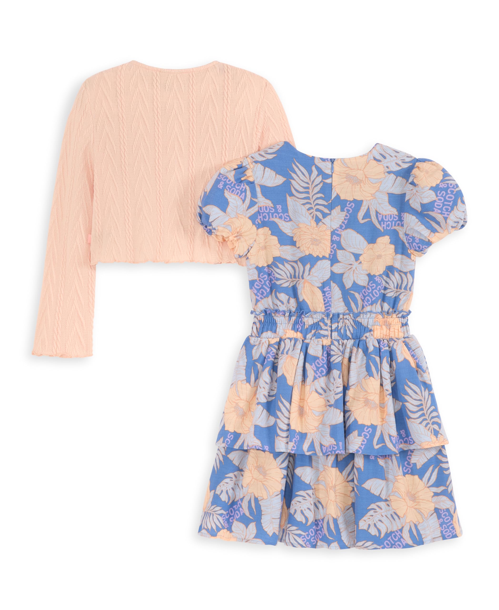 Scotch & Soda Mädchen 2 Piece Coordinated Set, Matching Summer Outfit Koordiniertes Outfit (2er Pack)