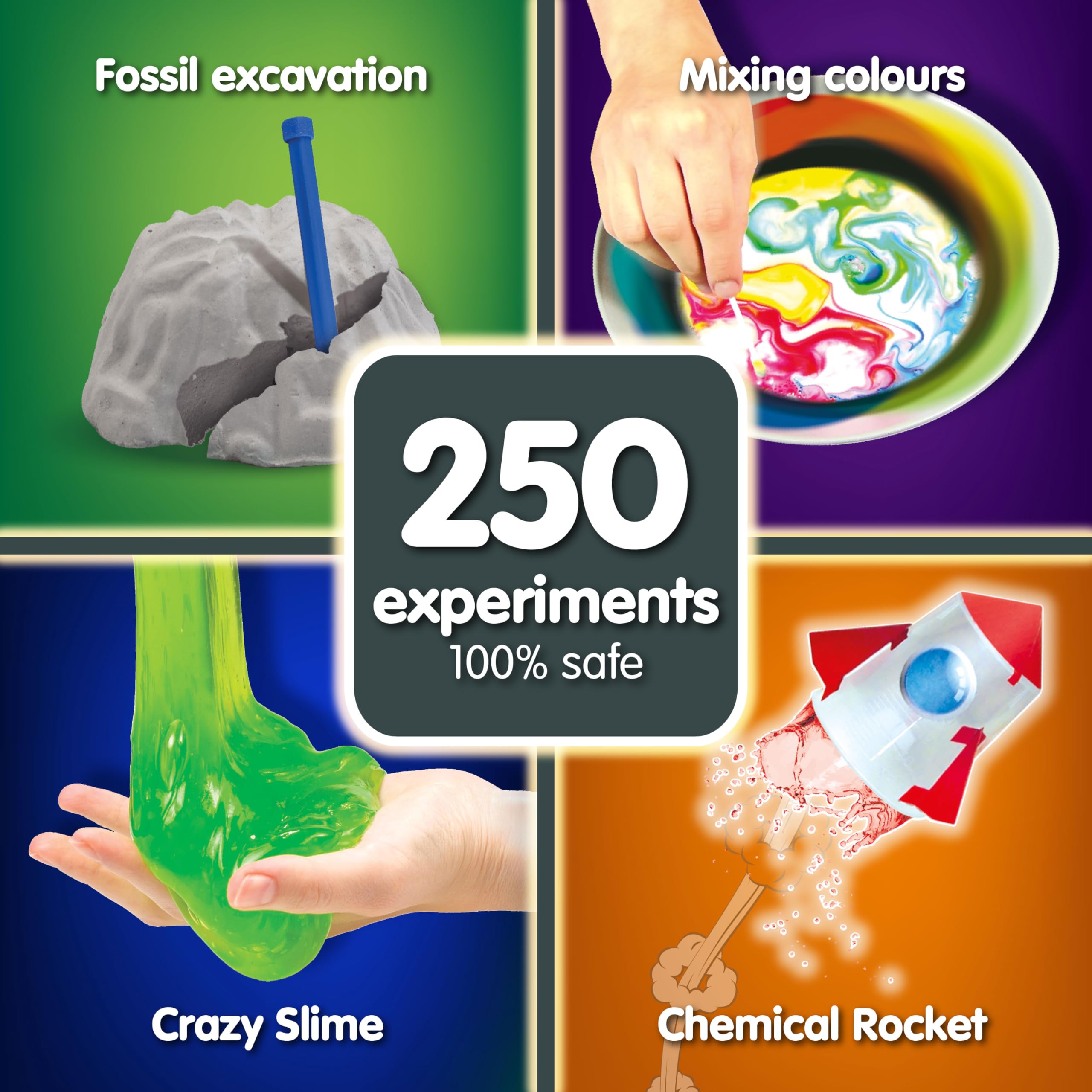 Science4you 250 Science Experiments for Kids, Have Hours of Fun with This Educational Science Kit, Learn Physics, Chemistry - Image 4
