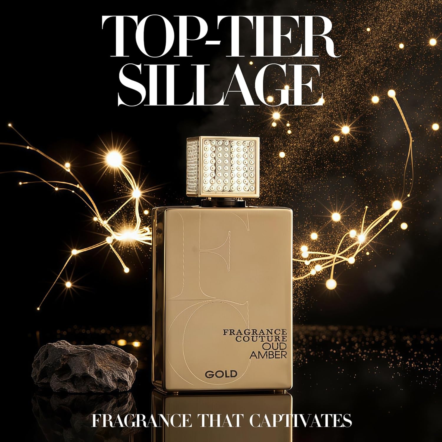 Men's Cologne Gift Set 4 Pack Oud Amber Seris - 3.4 Fl Oz Each | Vanilla Bourbon, Leather & Amber Floral Fragrance | Luxury Eau de Toilette - Image 2