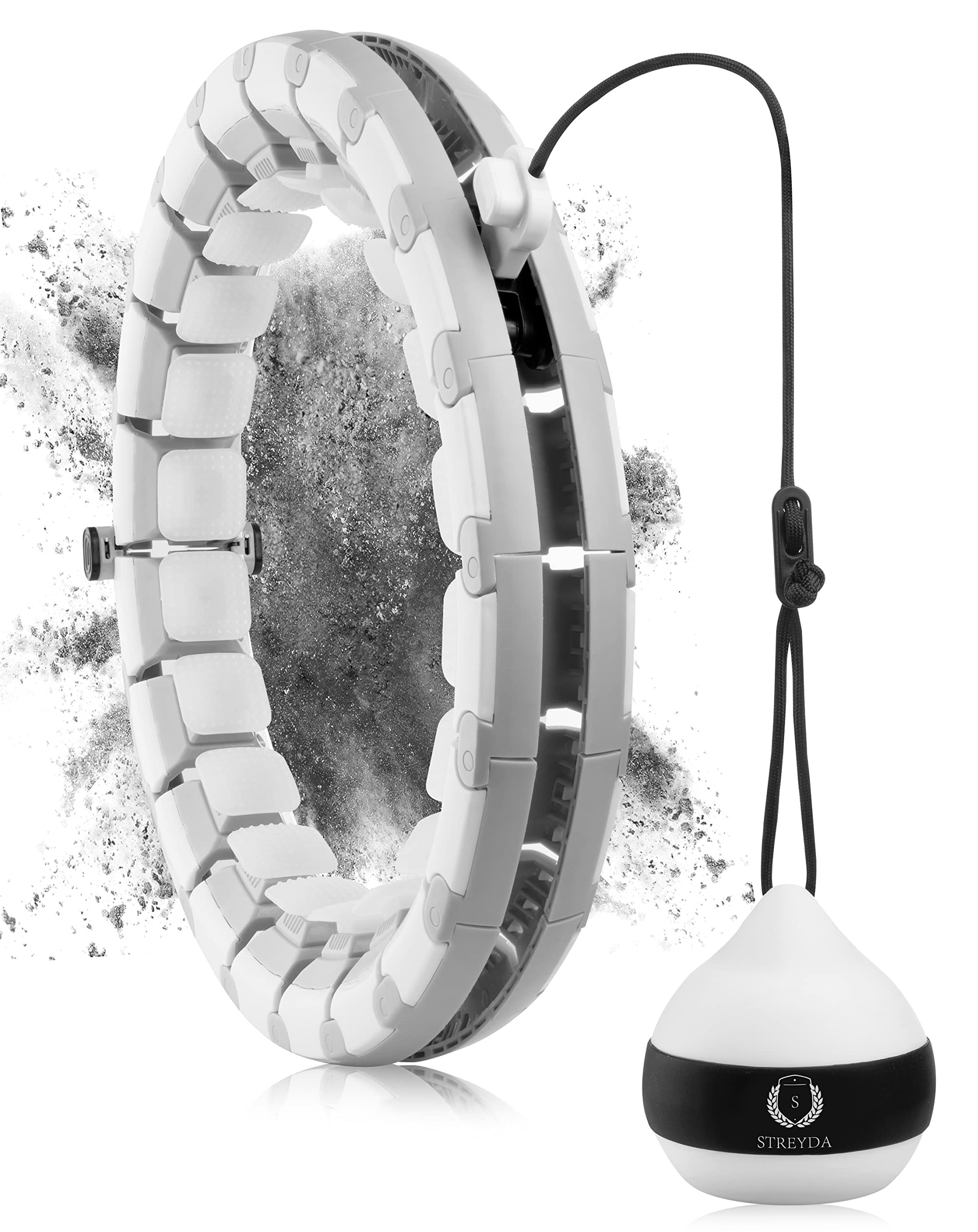 STREYDA ® Premium smart Hula Hoop, Hula Hoop Reifen Erwachsene aus hochwertigem Silikon - Hoola Hoop Reifen Erwachsene optimales Hullahub Reifen zum abnehmen