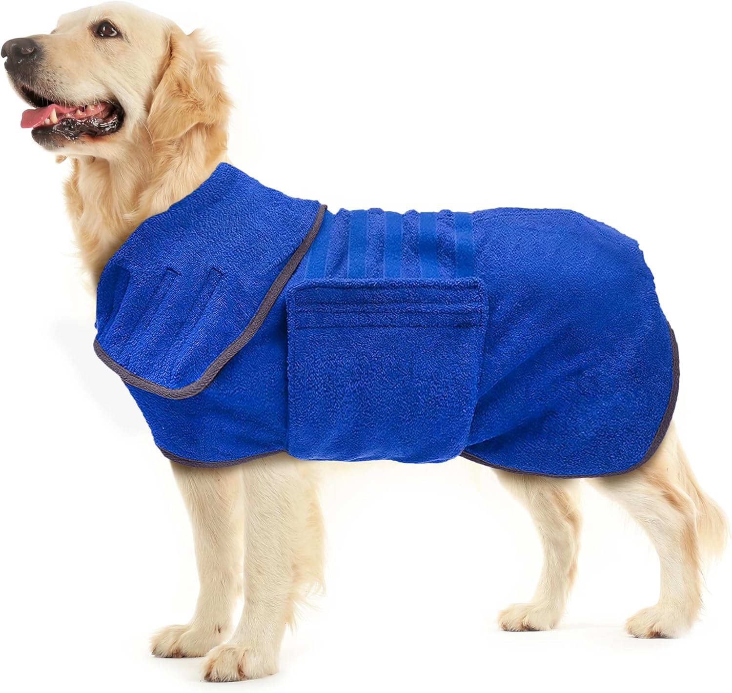 Sir Wagsley Dog Bath Robe for Drying Dogs, Dog Towels Large