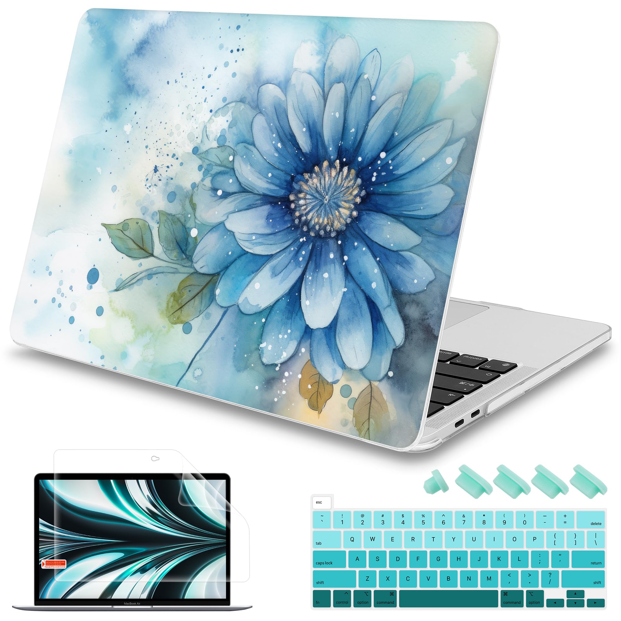 Mektron Designed Case for MacBook Pro 16 Inch A2141 Cover 2019 Release 16" with Liquid Retina Display/Touch ID, Plastic Hard Shell with Keyboard Skin