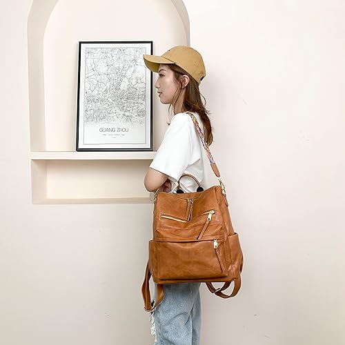 Miniatura 4 de ZOCILOR - Mochila de moda para mujer, bolso multiusos con diseño convertible, bolso de hombro, bolsa de viaje