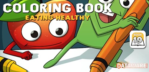Coloring Book 19: Eating Healthy
