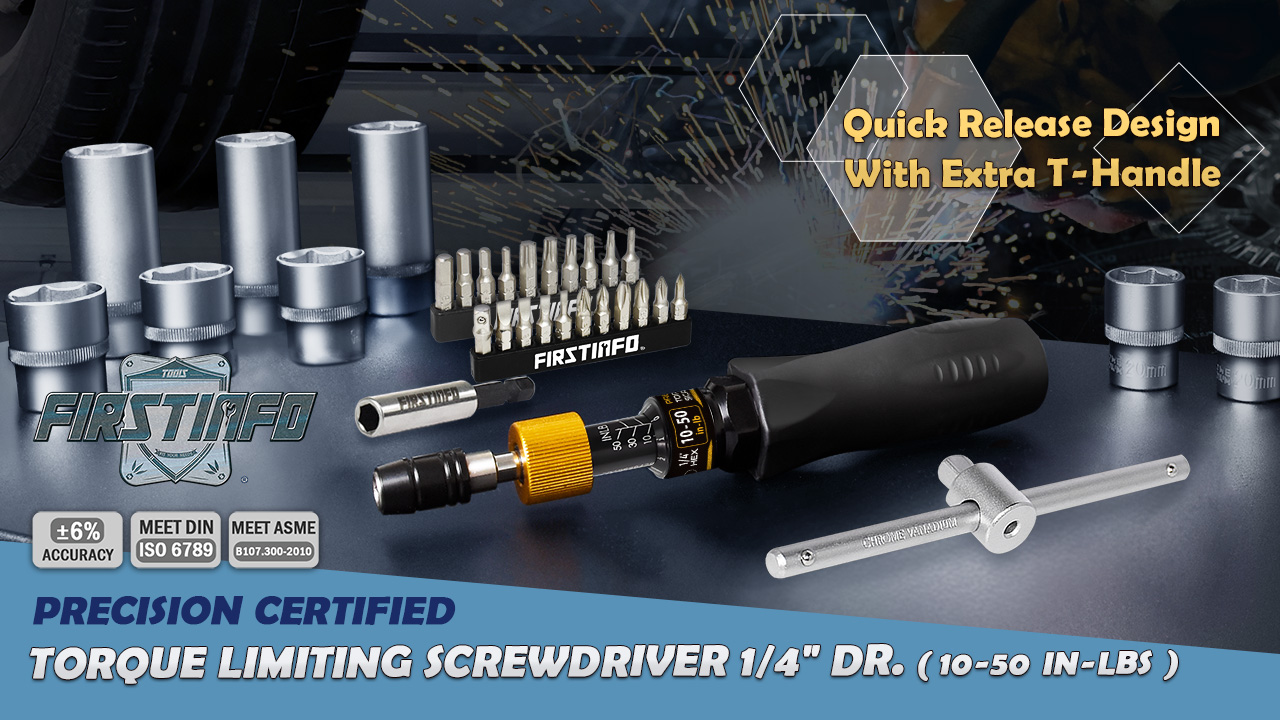 FIRSTINFO H5187 Precision Certified Limited Torque Screwdriver 10