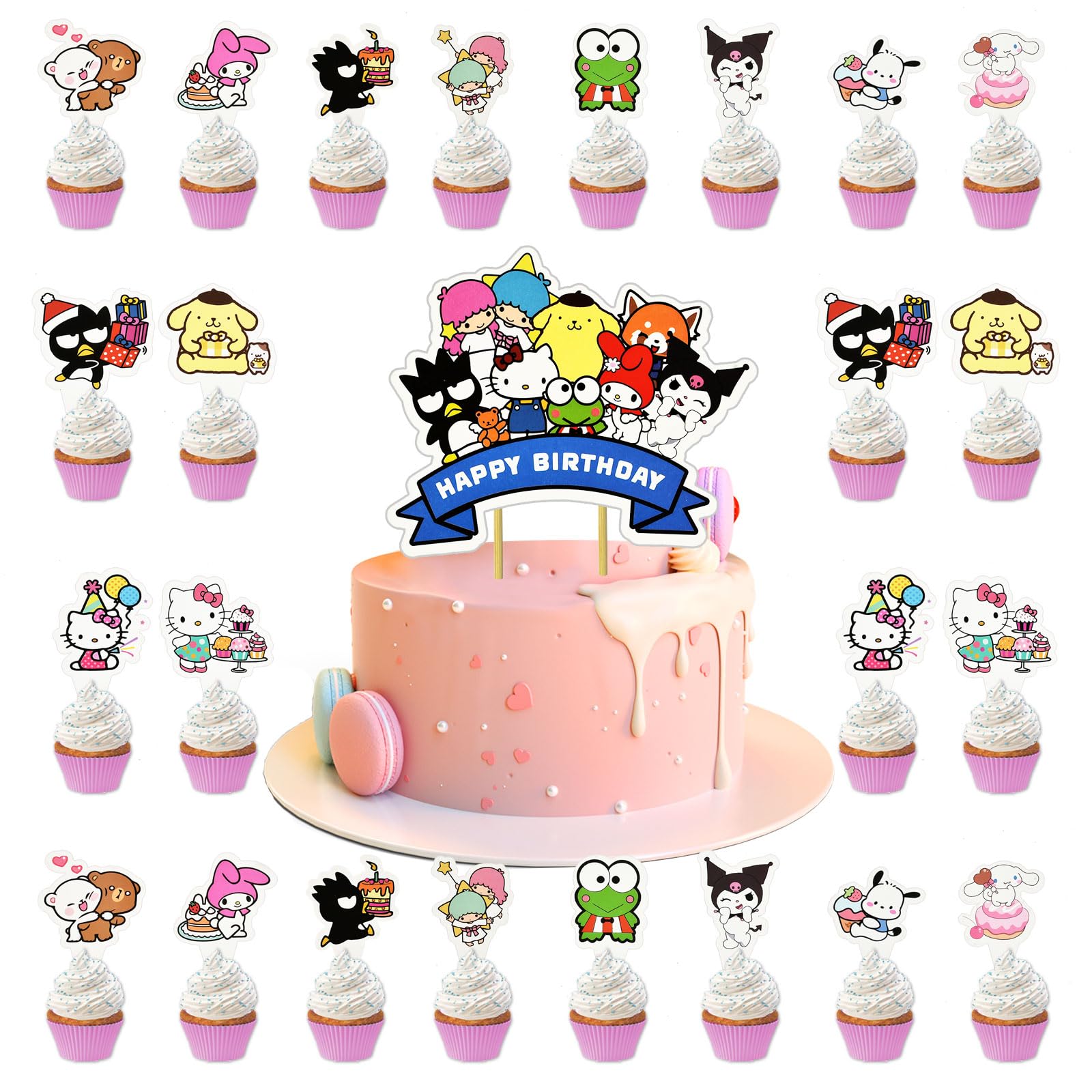 Icing Sheet Hello Kitty Edible Cake Topper
