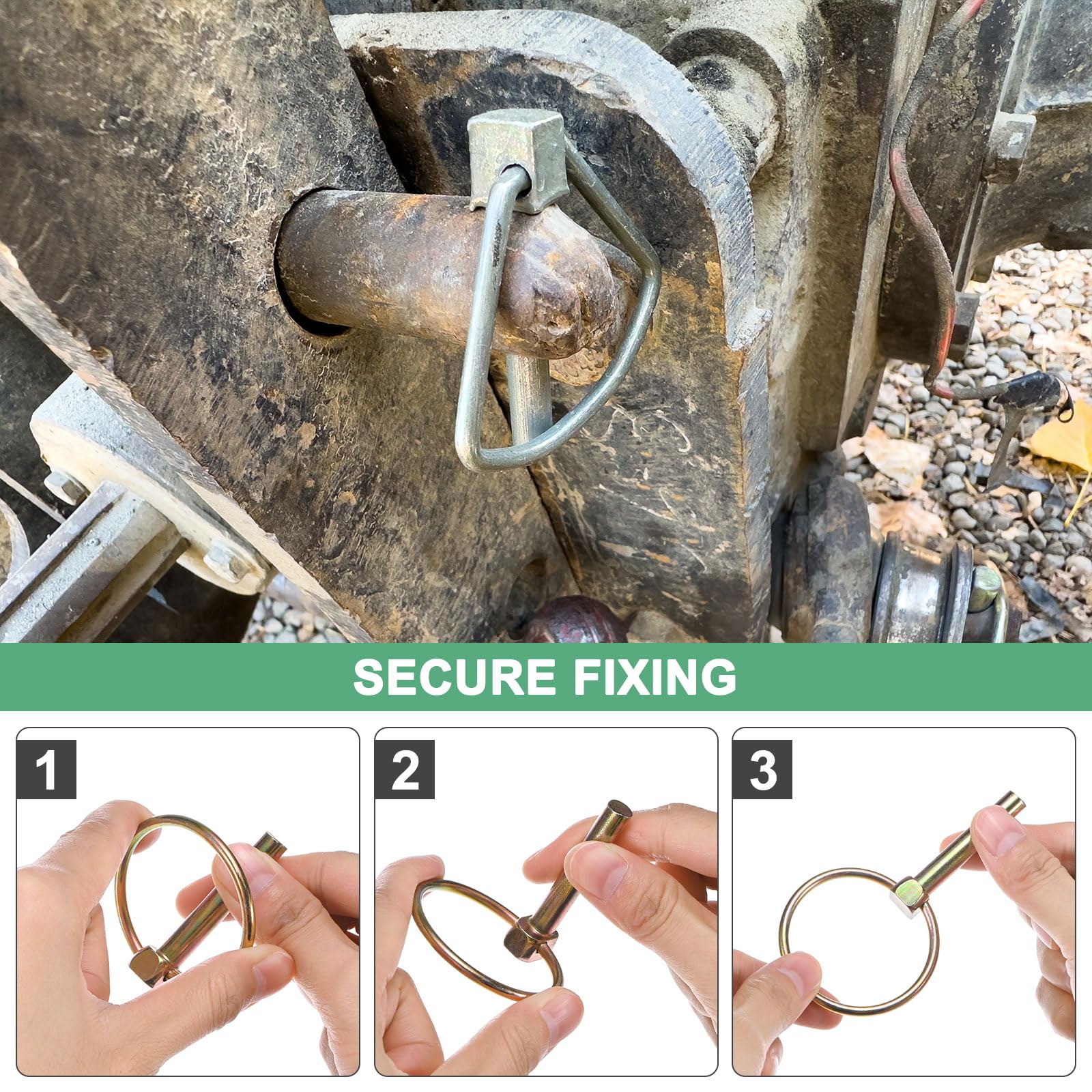 Heavy Duty Lynch Pin Shaft Locking PinFastener With Spring-Loaded - View #9