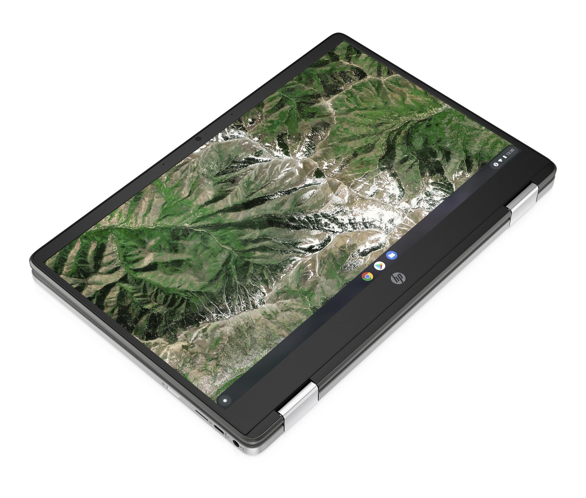 HP Chromebook x360 14a-ca0000sl, Intel Celeron N4120, 4GB RAM LPDDR4, eMMC da 64GB, Display Touch da 14" FHD, IPS, Antiriflesso, Grafica Intel UHD 600, ChromeOS, Webcam HD, Silver, Argento