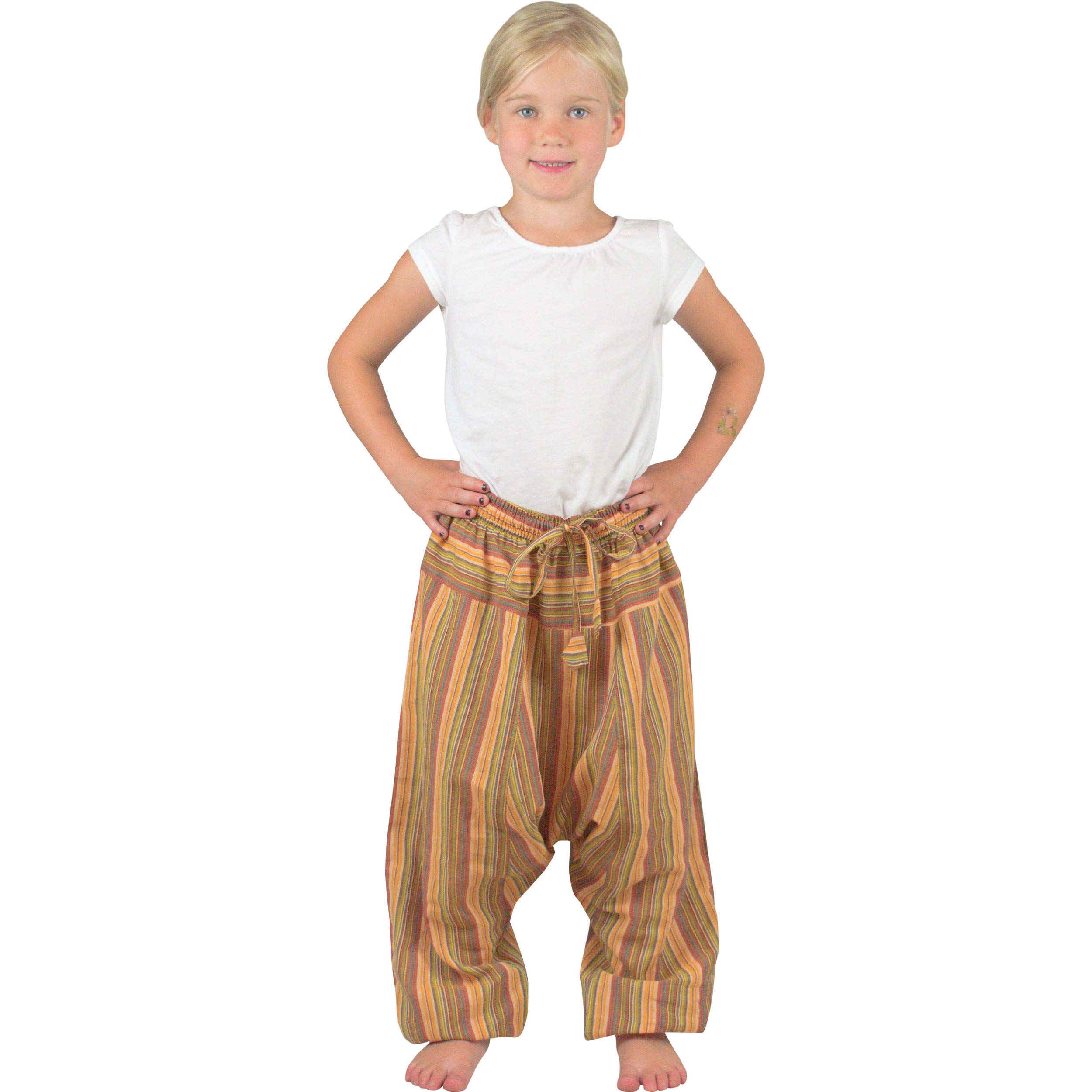 Haremshose für Kinder Stripe Pumphose Aladinhose Pluderhose Gr.86-146