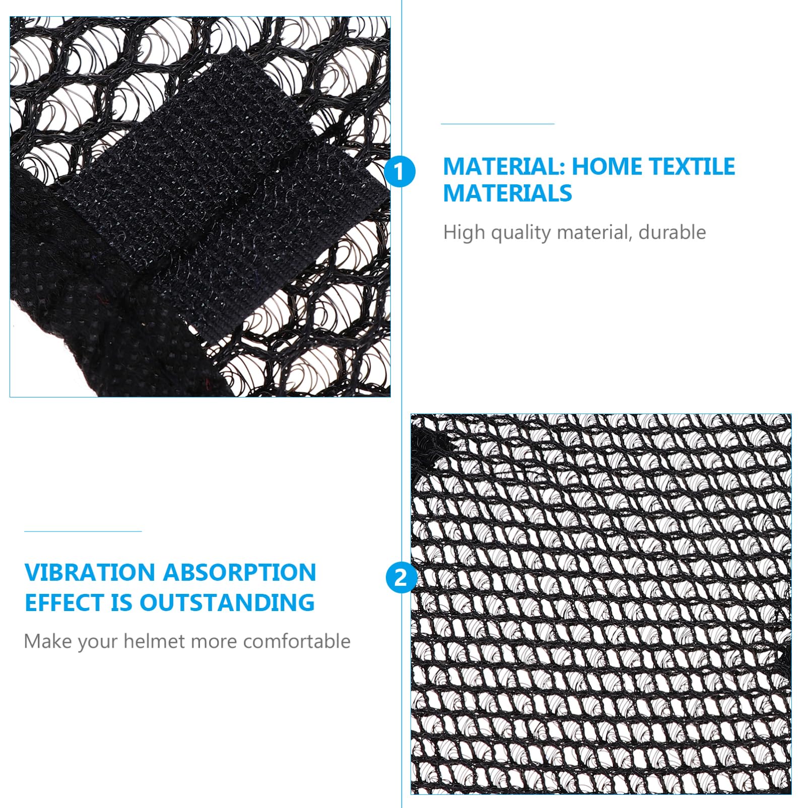 Beatifufu 2pcs Breathable Cushion Pads Motorcycle Pads for Comfort Insulation Sponge Material for Cycling Biking Design