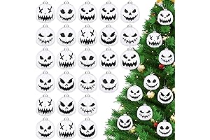 24Pcs Jack Skeleton Christmas Ornaments