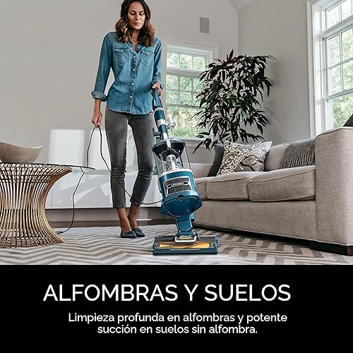 Vista 3 de Aspiradora vertical de Shark, Navigator con cepillo autolimpiable elevable, filtro HEPA, dirección giratoria, herramienta para tapicería