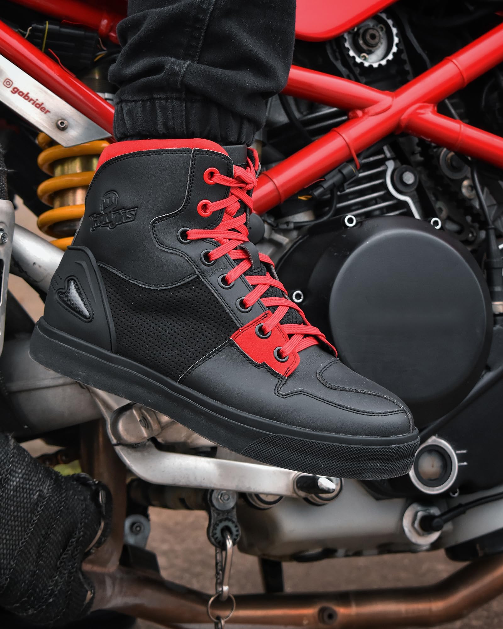 Amazon.com: Grapelet Motorcycle Shoes for Men, Anti-Skid