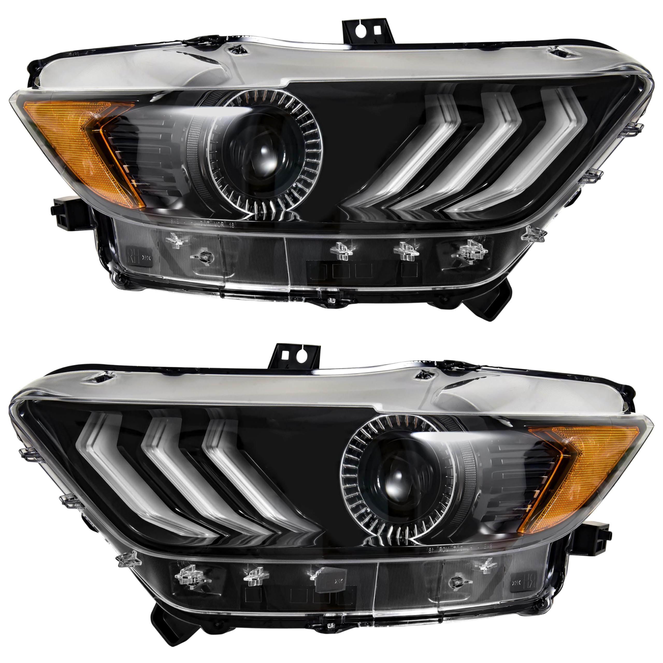 マルチカラー デーモンアイキット 2015-2017 Ford Mustang Diode Dynamics Multicolor Demon Eye Kit For 2015-2017 Ford