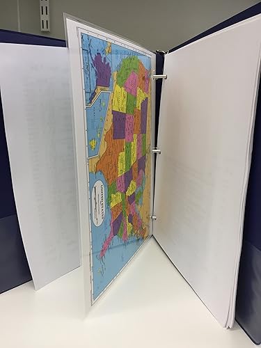 Miniatura 4 de Painless Learning Juego de manteles individuales educativos para niños, laminado de Canadá y mapa del mundo, de dos caras de Estados UnidosMapas del