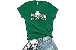 Green St Patrick's Day Women's Shirt - Magically Delicious Patty's Irish St Patrick's Day Outfits