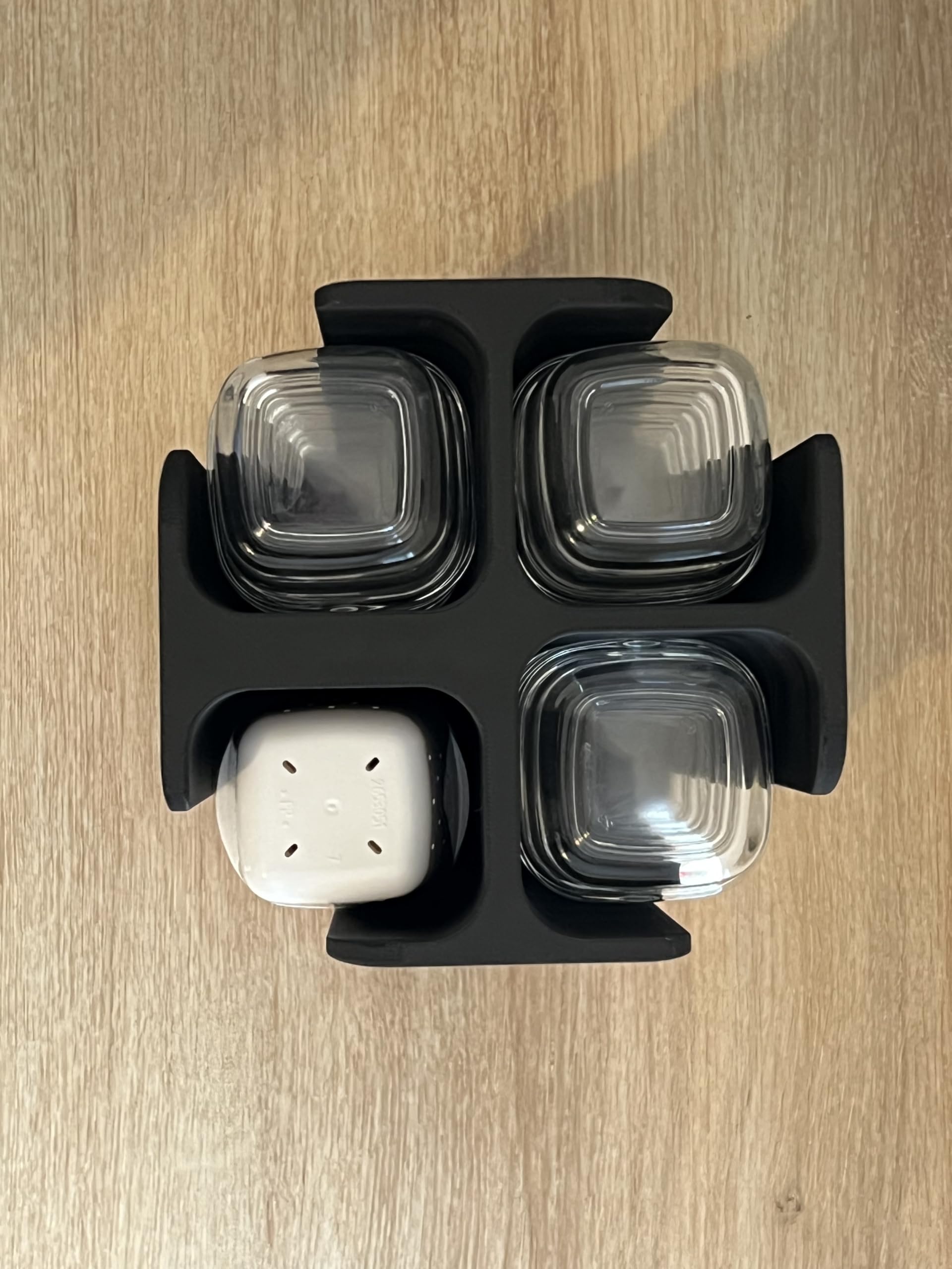 Rangement pour 12 Pots, 12 couvercles et 12 Paniers « fromage blanc » Yaourtière SEB Multidélices