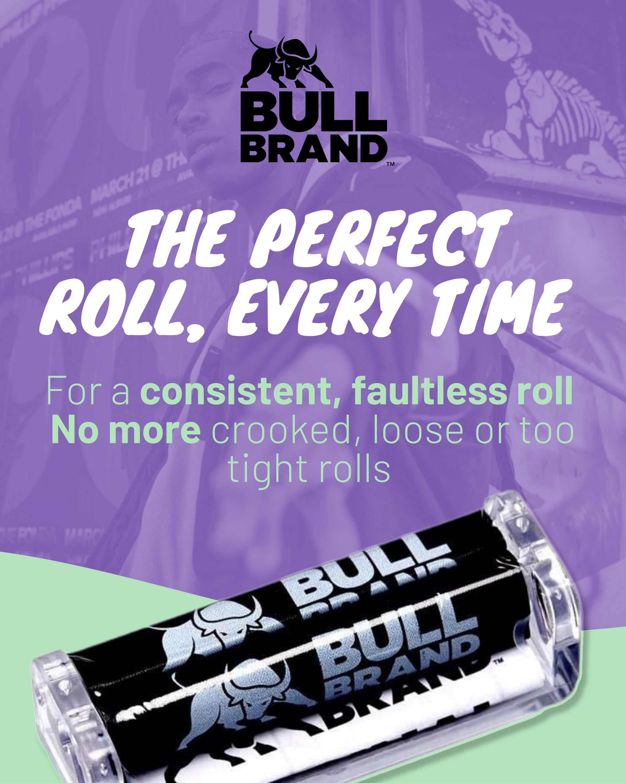 tobacco rolling tin asda BULL BRAND Plastic Cigarette Rolling Machine - Compact and Durable Cigarette  Roller for The Perfect Roll Every Time