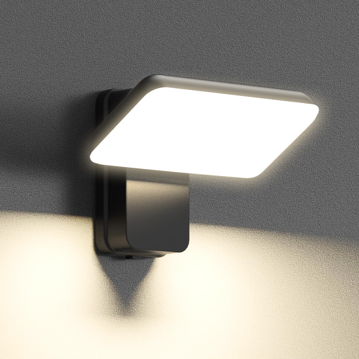 Brightower Waterdichte Außenlampe LED Wandleuchte Wiederverwendbar Warmweiß 3000K Garten Terrasse