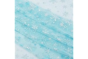 BENECREAT Snowflake Tulle: Adorn Your World with Enchanting Elegance