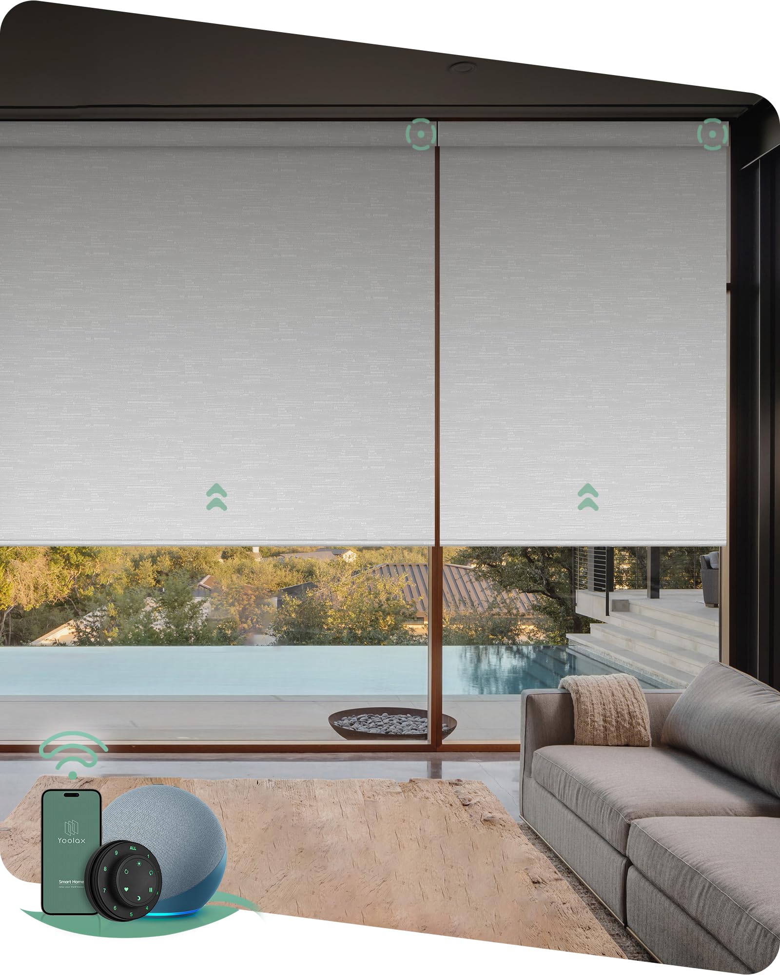 Yoolax Motorized Blinds with Remote