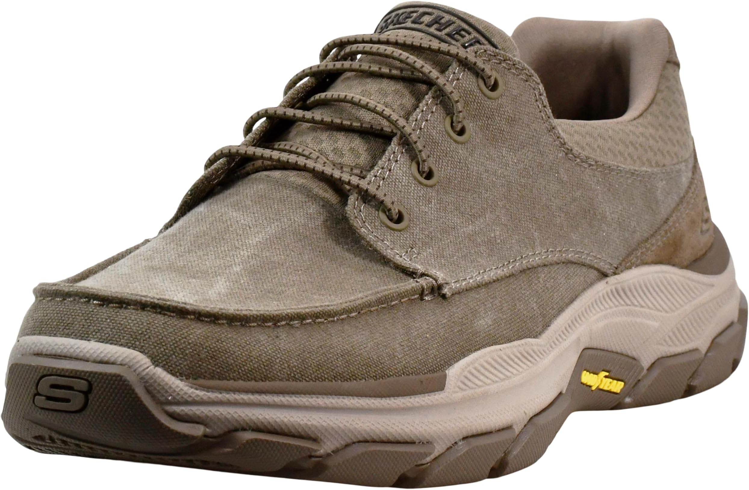 Skechers USA Men's Respected - Loleto mens Moc Toe Bungee Lace Slip On