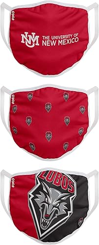 Miniatura 2 de FOCO - Cubrebocas universitario de la NCAA para adultos (unisex, 3 unidades)