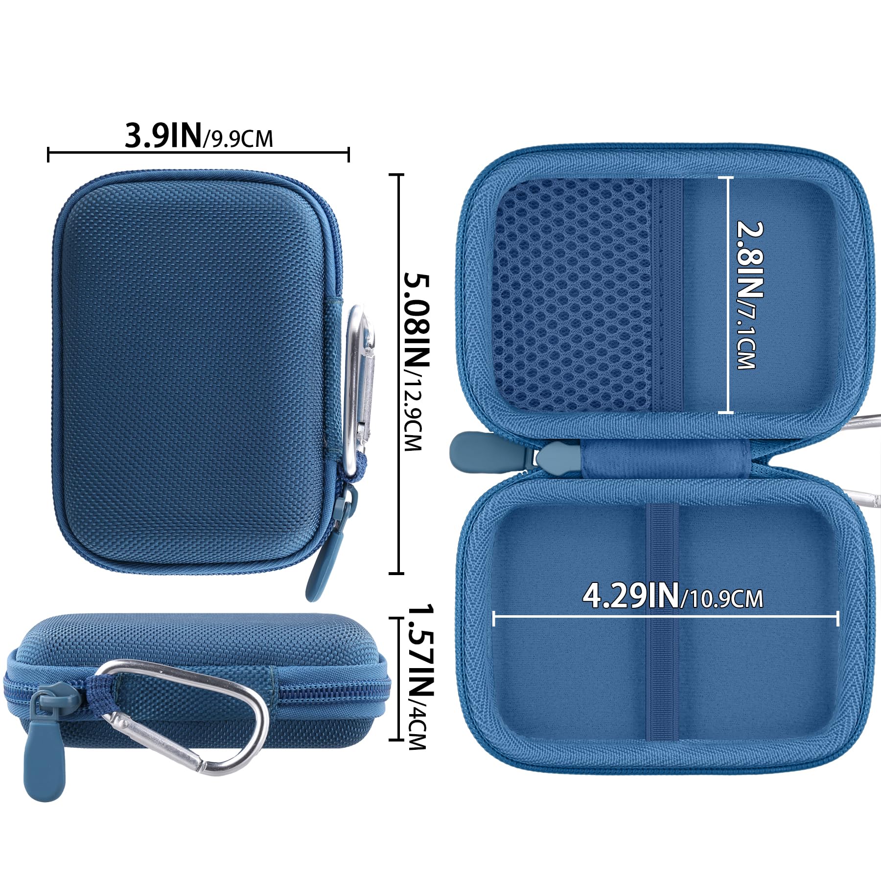 Khanka Custodia Compatibile con PLAUD Note Pro/PLAUD Note Registratore Vocale AI,Borsa Protettiva Portatile per PLAUD Note Pro/Note AI Registratore Vocale con Moschettone,Solo Custodia