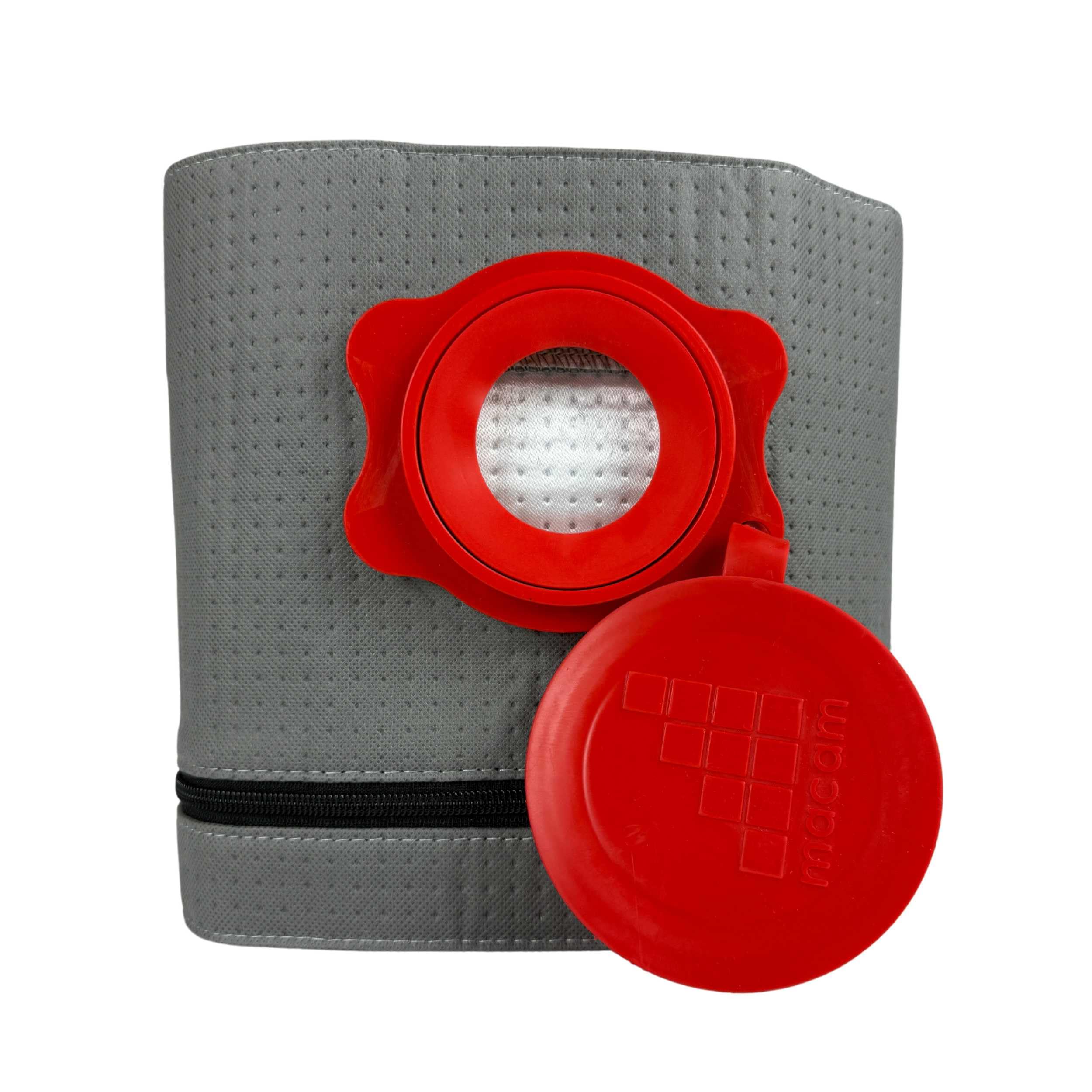 Macam Reusable Dust Bag Compatible with Trend T32 Dust Extractors - Pack of 1 Vacuum Bag, Filter Bag, Red