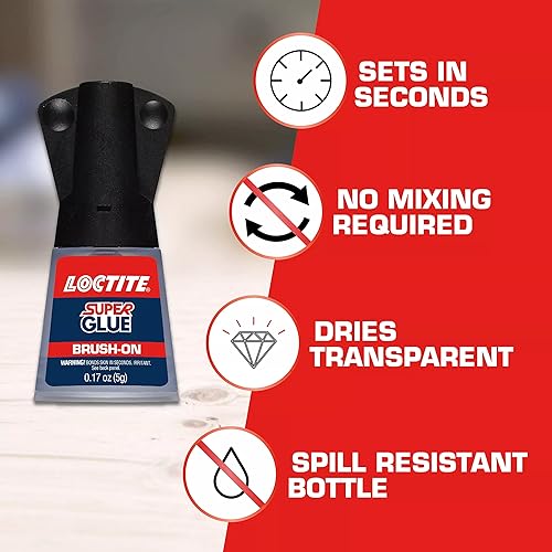 Miniatura 4 de Loctite Super Glue Brush On Liquid 018 onzas 1 tubo