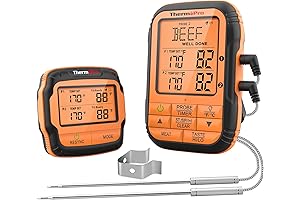 Thermopro TP28 Wireless Grill Thermometer with Dual BBQ Probe, 500FT Range