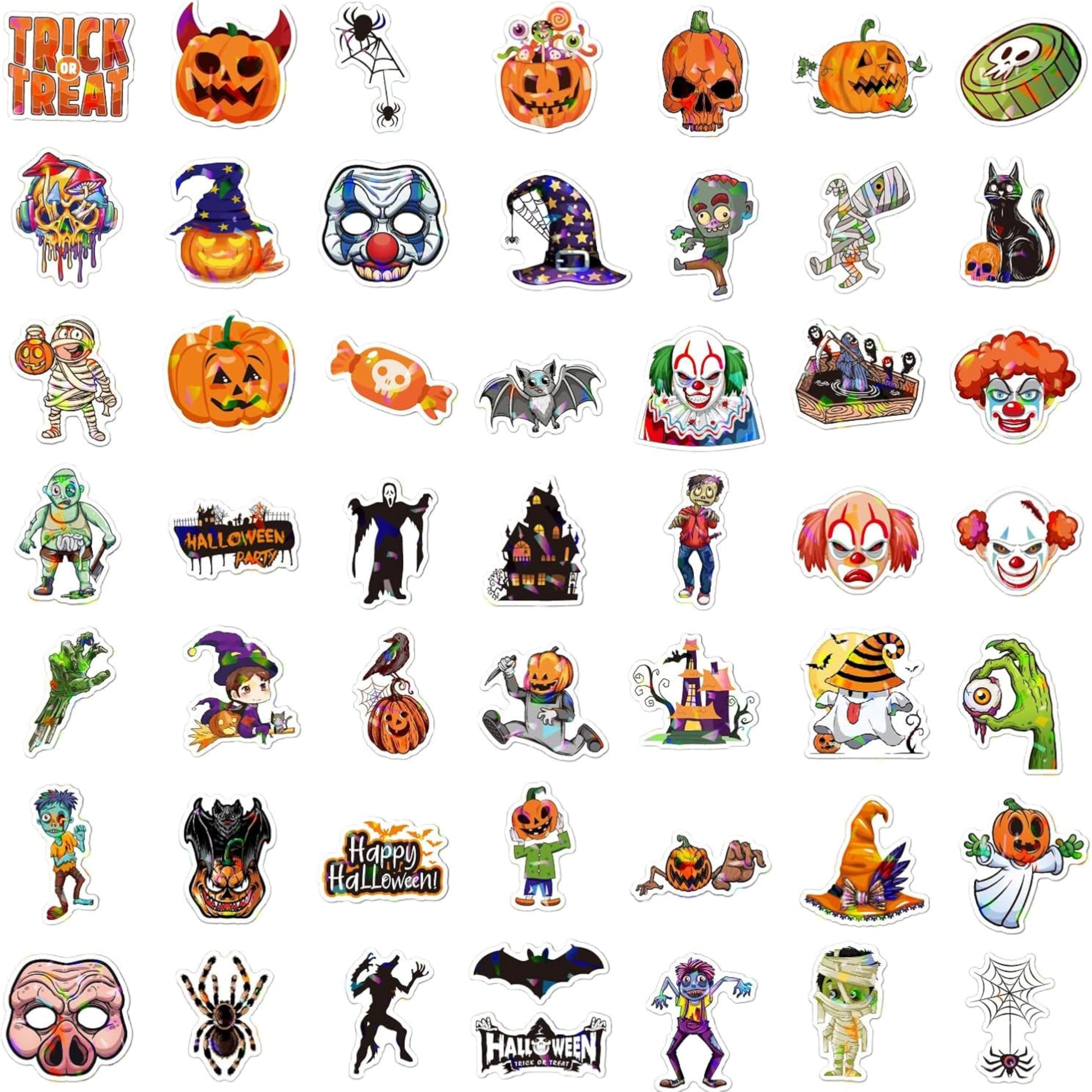 Masper Halloween Stickers, 100 Unique Happy Halloween Stickers - Image 4