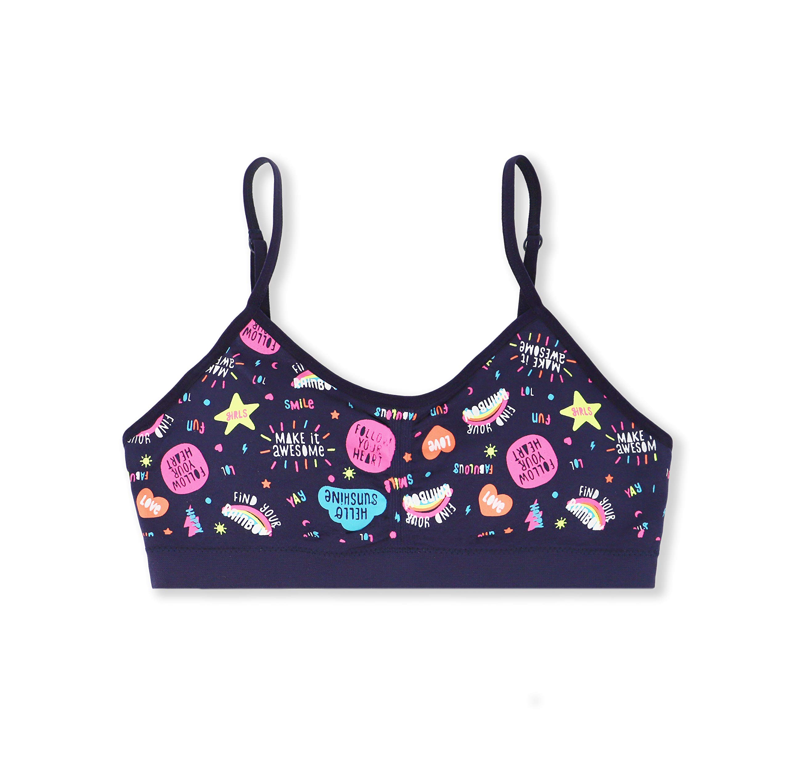 Women's Girl Seamless Ruched Crop Bralette