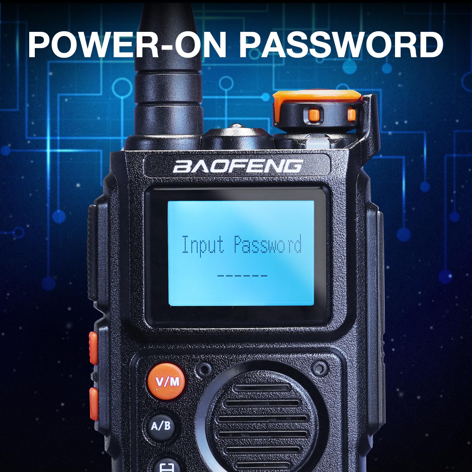 BAOFENG K6 tribanda Walkie Talkie, Radio Amateur 6 W, Multibanda UHF/VHF/FM/Air, batería de 2600 mAh Carga USB-C, Cable de programación, 999 Canales, Copia de frecuencia inalámbrica