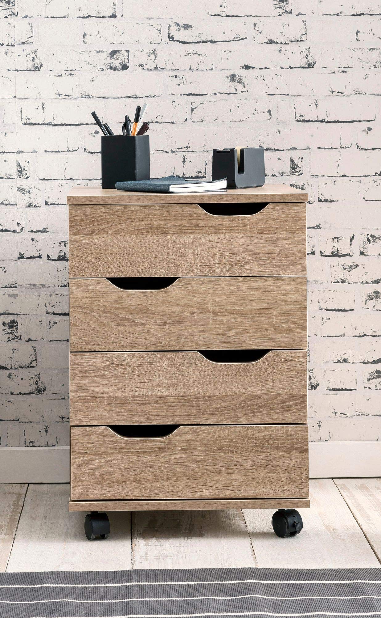 Roll Container 40x60x40 scrivania contenitore per ufficio in legno contenitore di nuovo