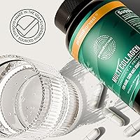 Vista 7 de Primal Harvest Paquete de 2 píldoras de colágeno múltiple para mujeres y hombres (tipo I, II, III, V, X), suplementos de colágeno para mujeres