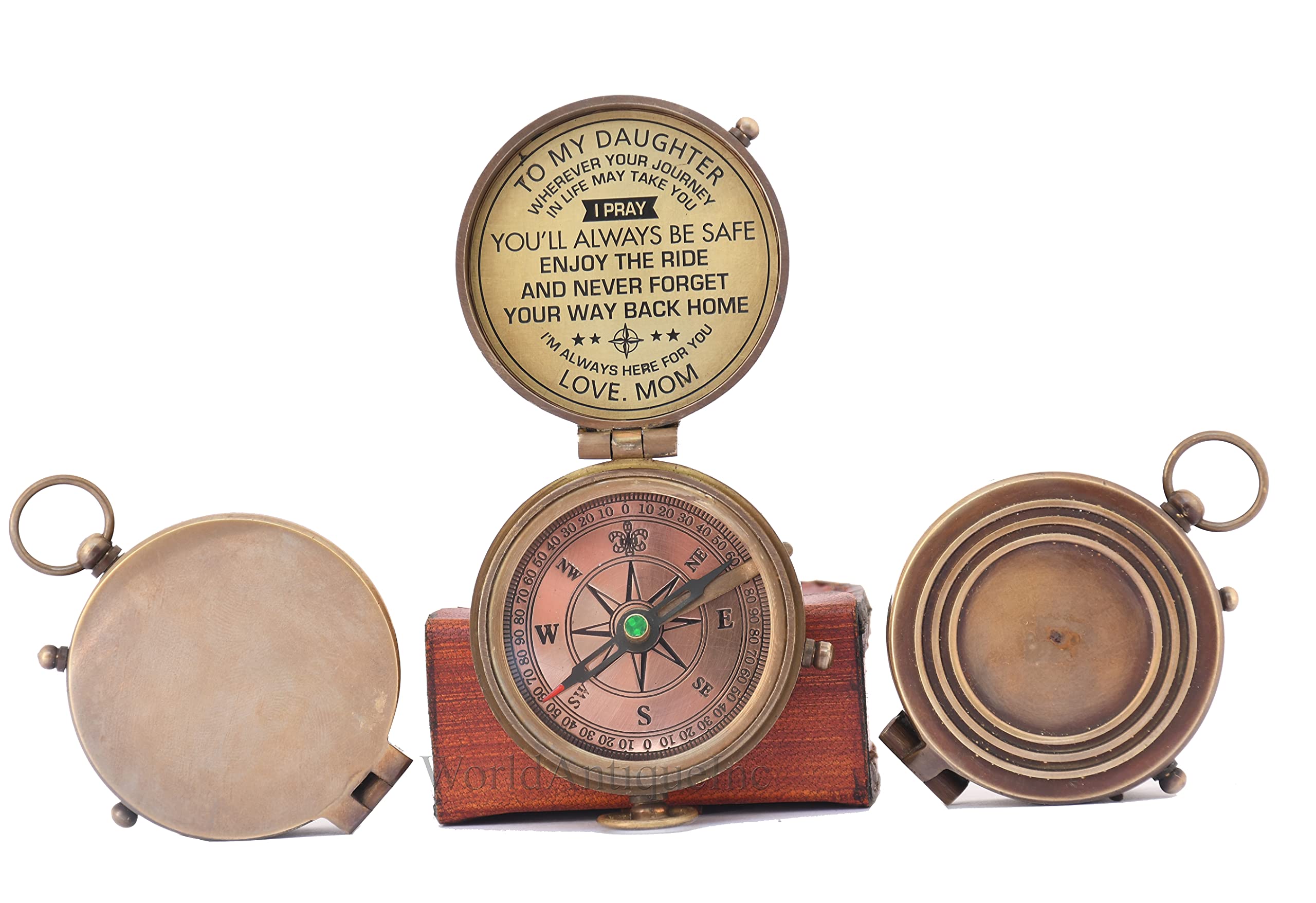 to My Daughter/Gift for Daughter from Dad/Gift to Daughter from Mom/Engraved, Personalized Gift for My Daughter/Gift to Daughter/Father Mother Gift idea for Daughter, Weeding (Mom to Daughter)