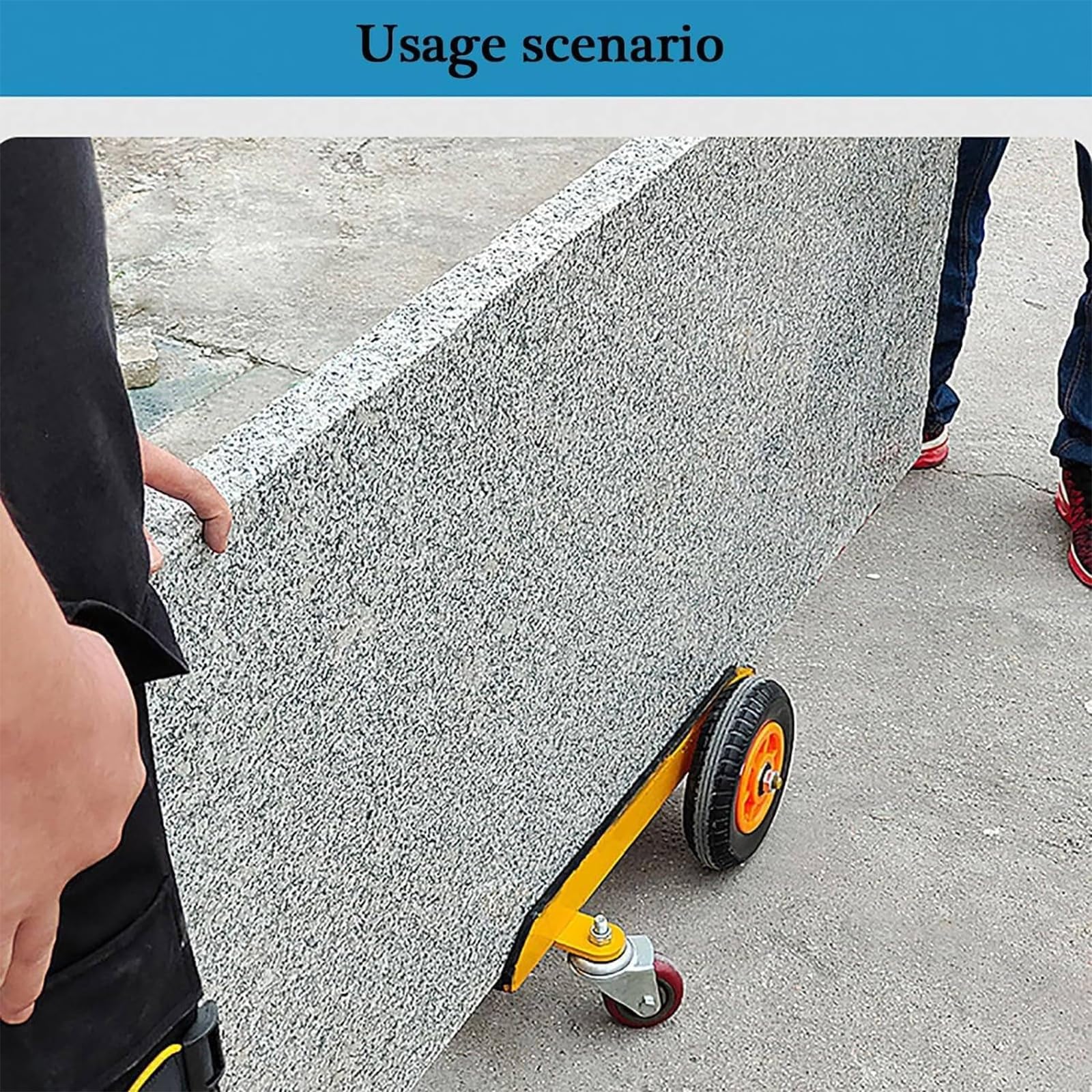 Carrello per pannello resistente per la movimentazione dei materiali, capacità 300 kg, slot da 510 mm, scorrimento fluido e rotazione flessibile per pannelli a parete e trasporto in marmo