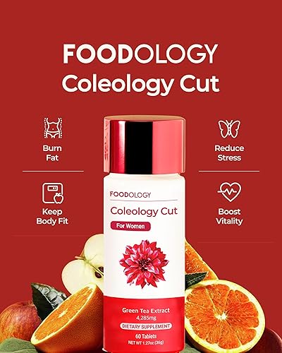Miniatura 2 de FOODOLOGY Coleology Cut (paquete de 1-60 tabletas, 30 días) - Extracto de té verde. Vitaminas y Minerales.