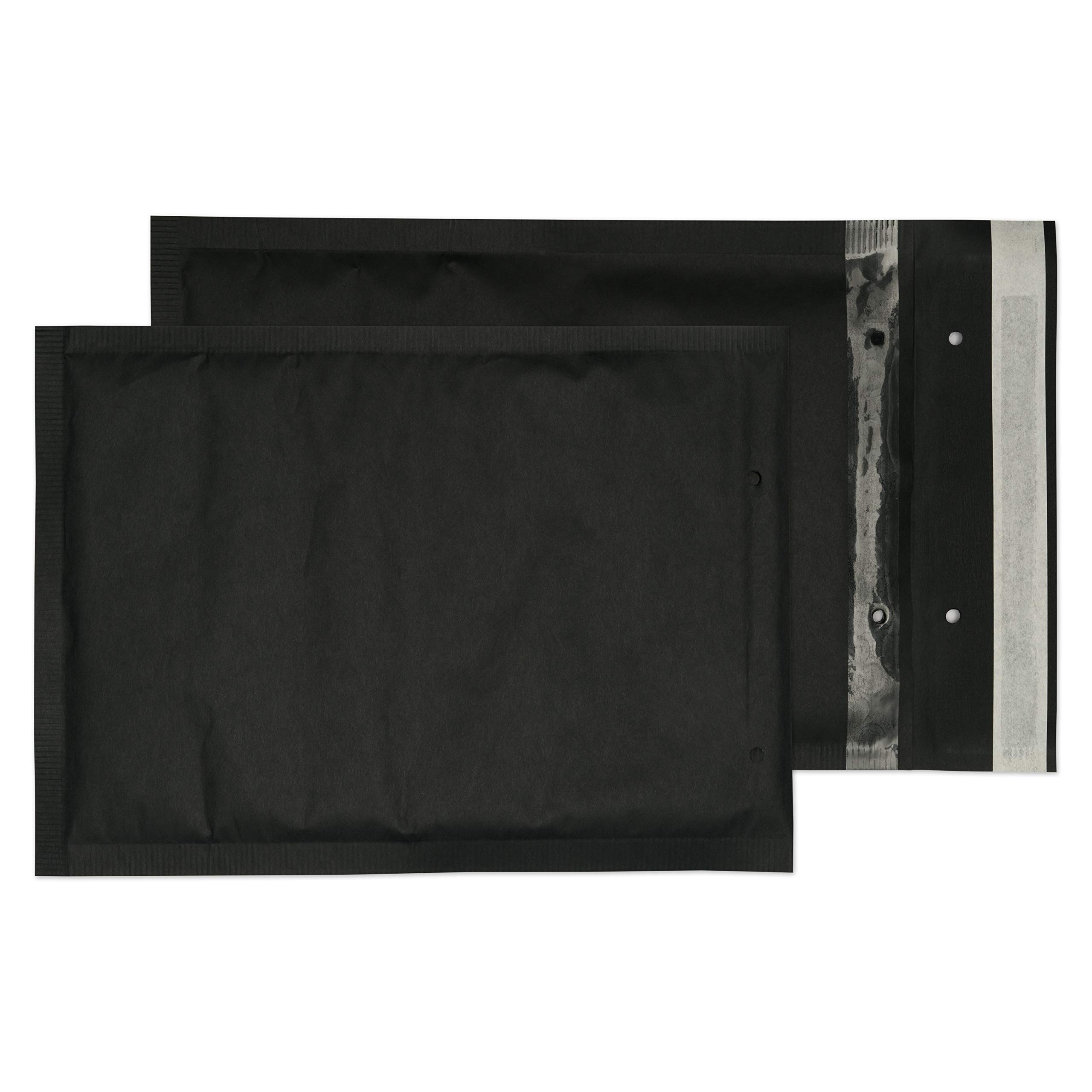 Blake VITA - Recyclable & Plastic-Free Bubble Padded Envelopes B5+ (260 x 180 mm) - Pack of 100 - Premium 90GSM - Peel and Seal Black Jiffy Bag - Eco Friendly Packaging Bags Black (KBP260)