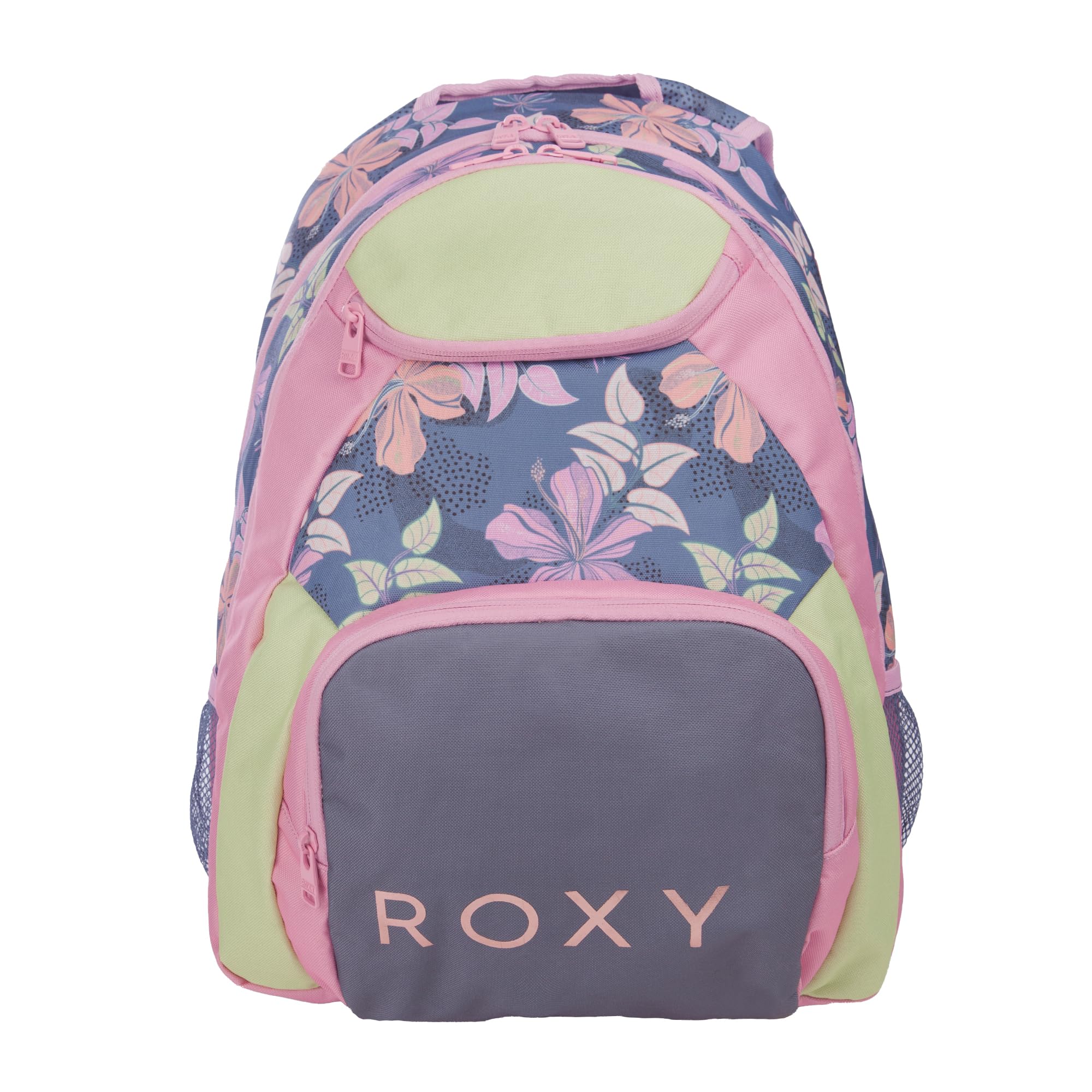 Roxy Women's Shadow Swell Backpack | Travel | Everyday Carry | Work | Gym | 21L | Recycled Polyester, Wild Wind Sunny Floral RG