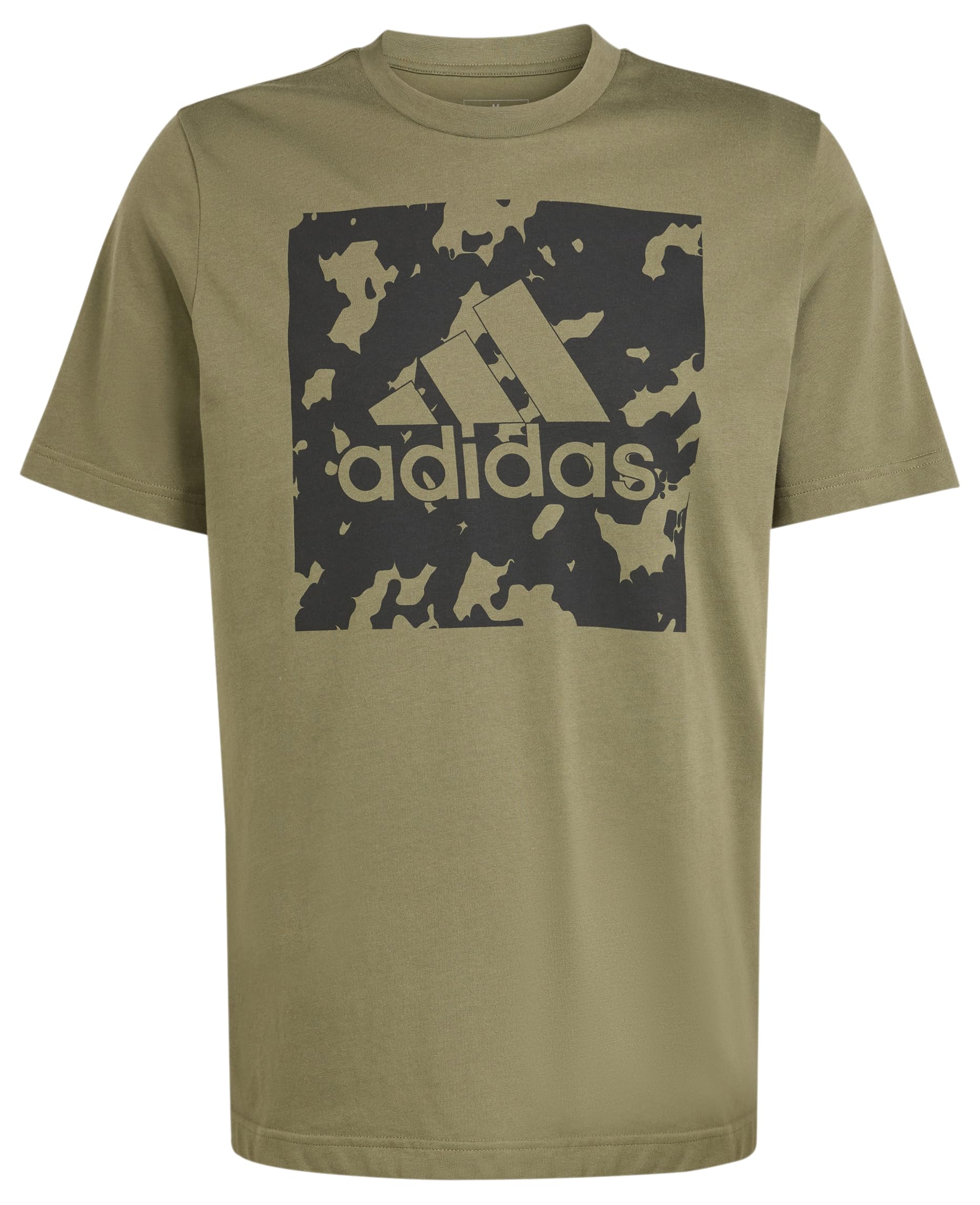 adidas Mężczyźni Seasonal Essentials Monogram Graphic Hoodie, semi lucid blue, M Tall