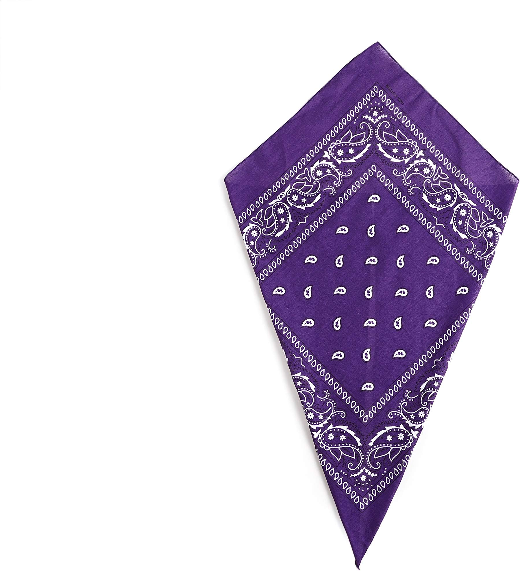 Paisley Bandana Head Scarf Headbands Handkerchief Cowboy Cotton Bib Party Face Covering Headwear For Motorcycling Mens Womens Unisex