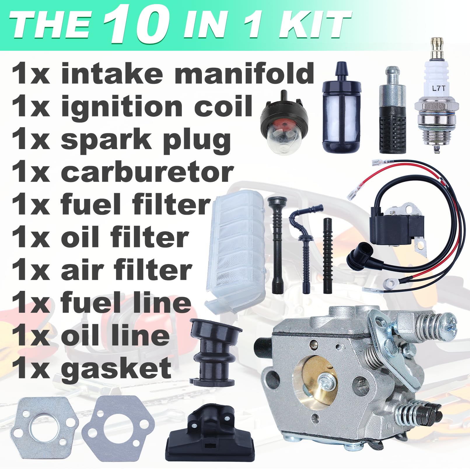 Filtro Carburante Motosega Filtro Aria Per Motoseghe Stihl - Foto 6