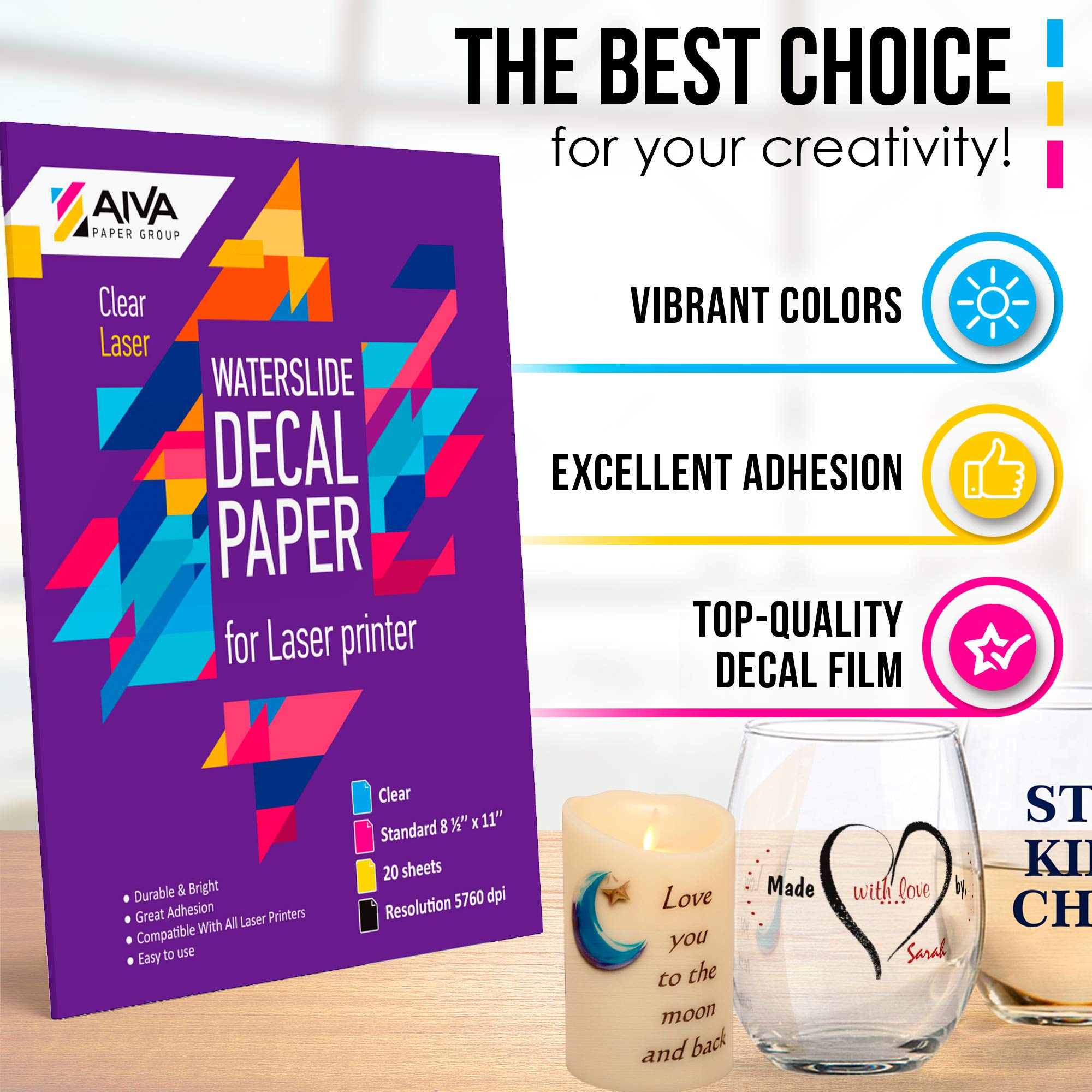 Waterslide Decal Paper For La...B0894KSP3P