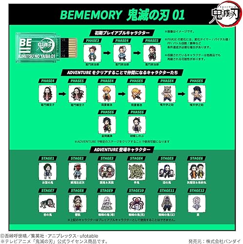 Miniatura 6 de Bandai Demon Slayer BEMEMORY Demon Slayer 01