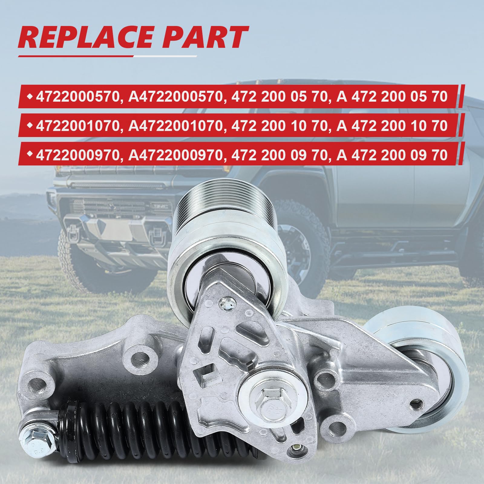 Amazon.com: ZDKK A4722000570 Tensioner Assembly A4722001070