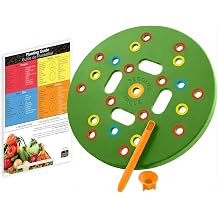 Seed Circle - Color-coded seed spacing template for planting vegetable fields