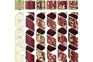 Glamorous Burgundy Christmas Velvet Ribbon Wired for Festive Decor