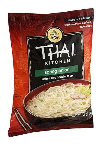 Thai Kitchen Fideos instantáneos de cebolla 16 onzas paquete de 12
